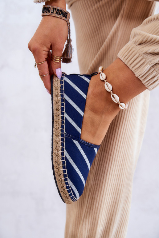 Klassikalise mudeli espadrillid Big Star JJ274960 tumesinist värvi Klassikalise mudeli espadrillid Big Star JJ274960 tumesinist värvi