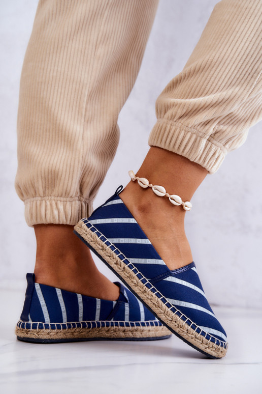 Klassikalise mudeli espadrillid Big Star JJ274960 tumesinist värvi Klassikalise mudeli espadrillid Big Star JJ274960 tumesinist värvi