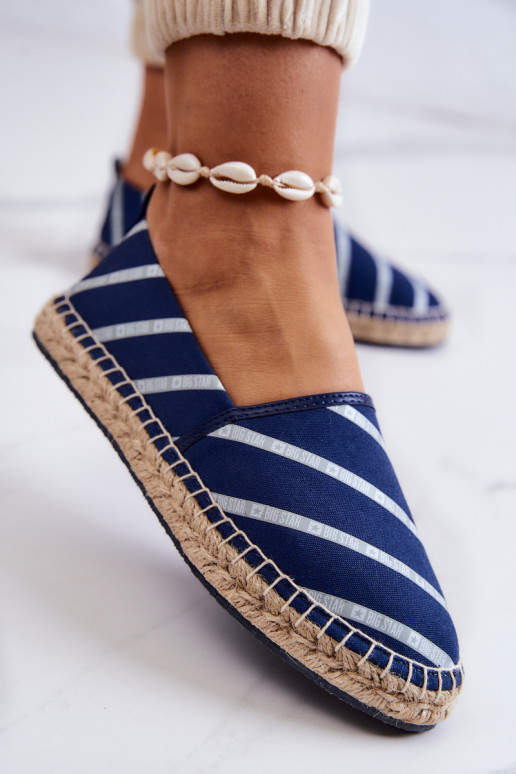Klassikalise mudeli espadrillid Big Star JJ274960 tumesinist värvi