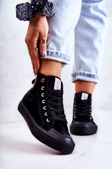 spordijalatsid  vabaajajalatsi Cross Jeans JJ2R4055C mustad
