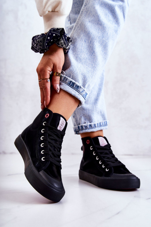 spordijalatsid  vabaajajalatsi Cross Jeans JJ2R4055C mustad spordijalatsid  vabaajajalatsi Cross Jeans JJ2R4055C mustad