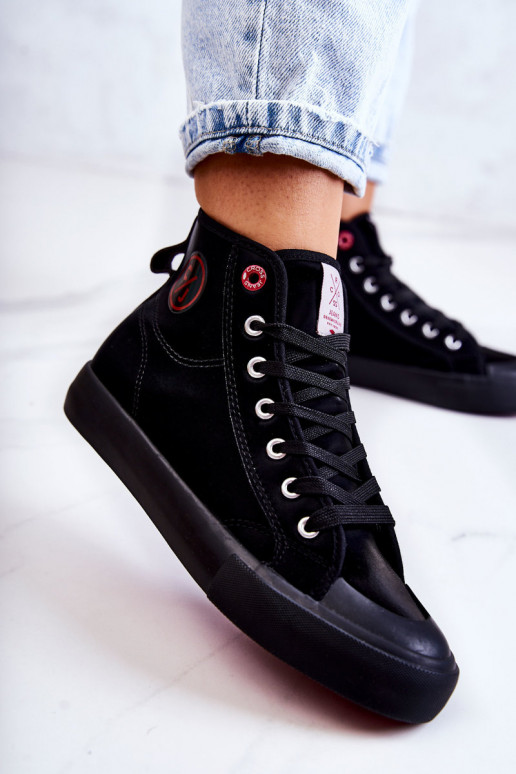 spordijalatsid  vabaajajalatsi Cross Jeans JJ2R4055C mustad spordijalatsid  vabaajajalatsi Cross Jeans JJ2R4055C mustad