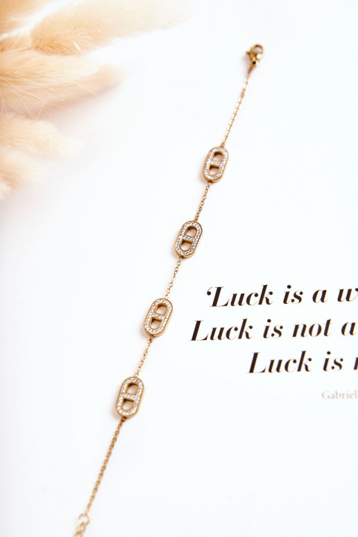 Käevõru säravate kristallidega Kuldset värvi Käevõru säravate kristallidega Kuldset värvi