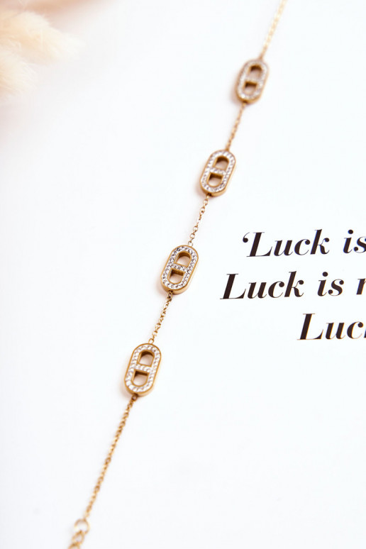 Käevõru säravate kristallidega Kuldset värvi Käevõru säravate kristallidega Kuldset värvi