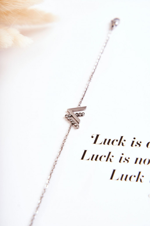 Käevõru  säravate kristallidega Hõbedat värvi Käevõru  säravate kristallidega Hõbedat värvi