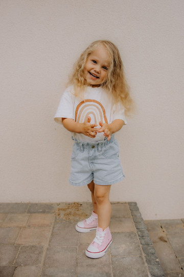 Laste jalanõud vabaajajalatsi Tumeroosad värvi Mona 2