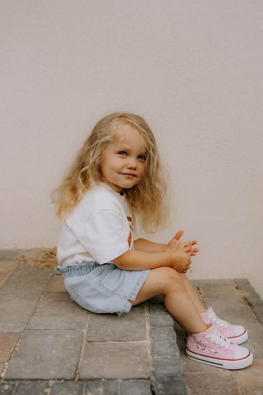 Laste jalanõud vabaajajalatsi Tumeroosad värvi Mona Laste jalanõud vabaajajalatsi Tumeroosad värvi Mona