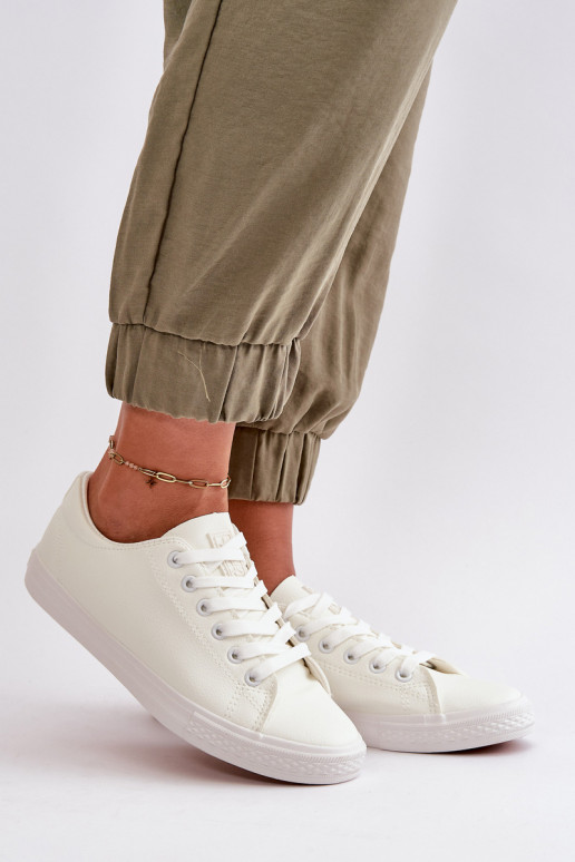 nööritavad Klassikalise mudeli vabaaja jalanõud valget värvi Misima nööritavad Klassikalise mudeli vabaaja jalanõud valget värvi Misima