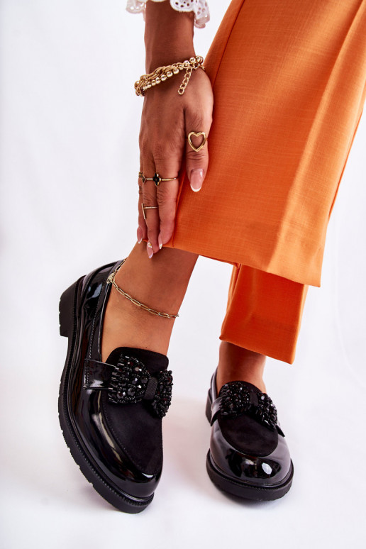 jalatsid Laque lipsukesega mustad Laurent