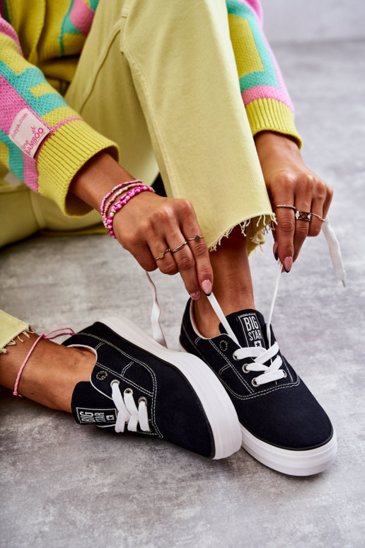 Riidest   Spordijalatsid Big Star KK274019 mustad Riidest   Spordijalatsid Big Star KK274019 mustad