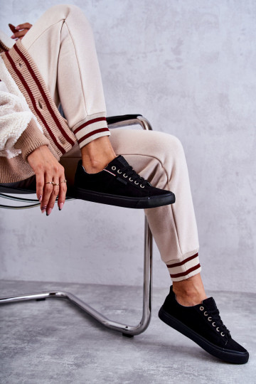 Riidest vabaaja jalanõud Big Star KK274004 mustad 2