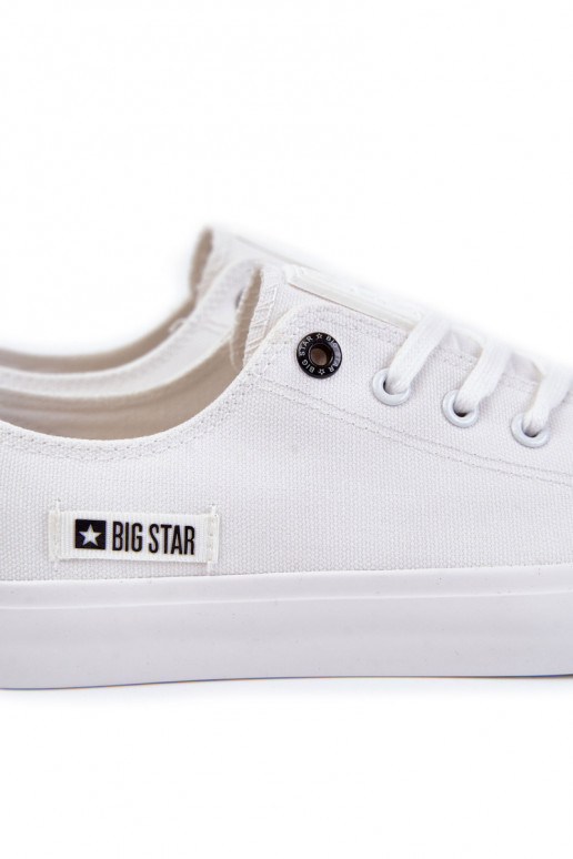 Riidest vabaaja jalanõud Big Star KK174006 valget värvi