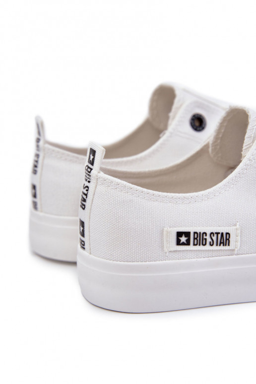 Riidest vabaaja jalanõud Big Star KK174006 valget värvi