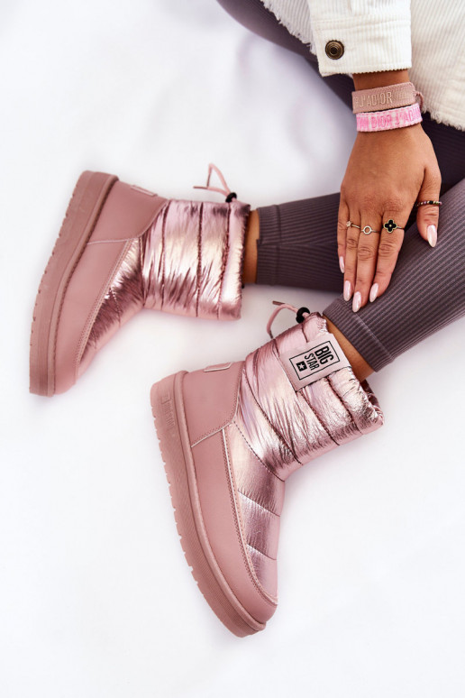 nööpidega lumesaapad Big Star II274119 Tumeroosad värvi nööpidega lumesaapad Big Star II274119 Tumeroosad värvi