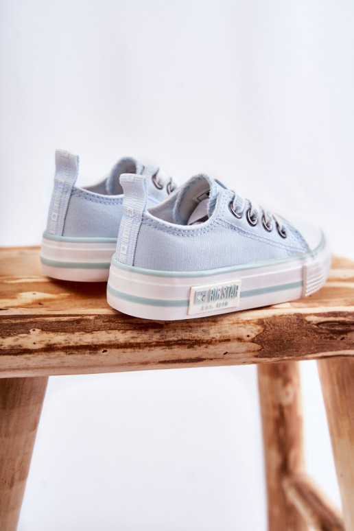 Laste jalanõud Riidest vabaaja jalanõud BIG STAR KK374073 Sinist värvi Laste jalanõud Riidest vabaaja jalanõud BIG STAR KK374073 Sinist värvi