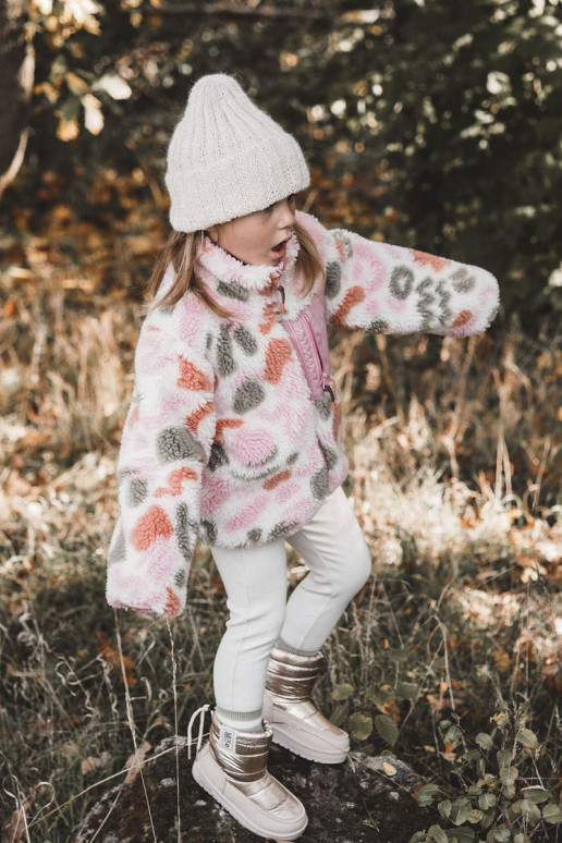 Nööpidega lumesaapad Big Star KK374221 beeži värvi-Kuldset värvi Nööpidega lumesaapad Big Star KK374221 beeži värvi-Kuldset värvi