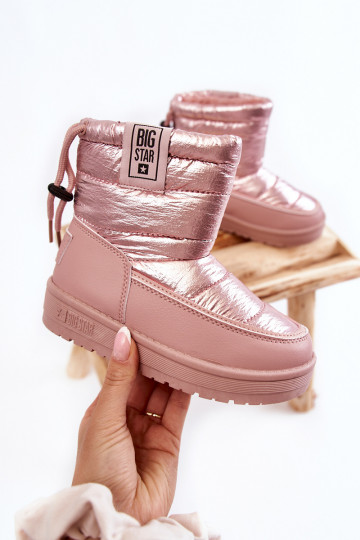 Nööpidega lumesaapad Big Star KK374219 Tumeroosad värvi 2