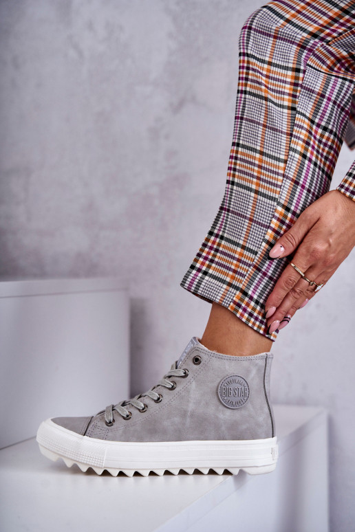 naiste saapad Big Star  voodriga Halli värvi EE274114 naiste saapad Big Star  voodriga Halli värvi EE274114