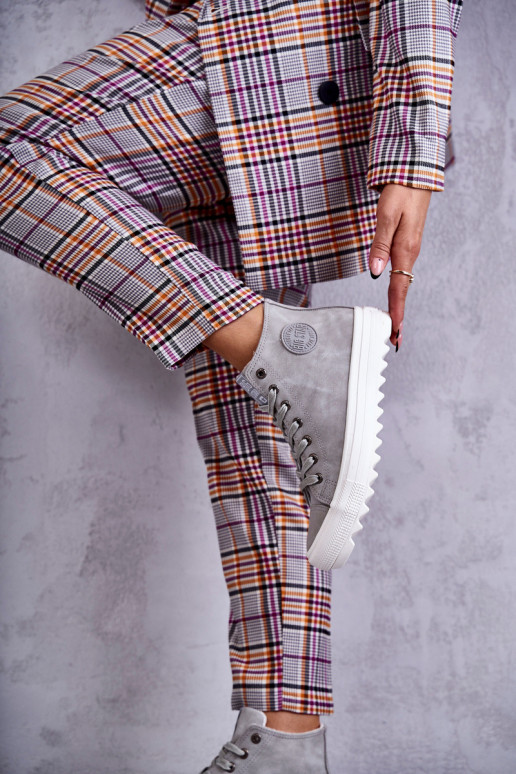 naiste saapad Big Star  voodriga Halli värvi EE274114 naiste saapad Big Star  voodriga Halli värvi EE274114