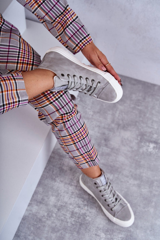 naiste saapad Big Star  voodriga Halli värvi EE274114 naiste saapad Big Star  voodriga Halli värvi EE274114