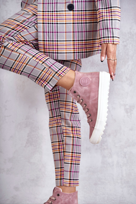 naiste saapad Big Star  voodriga Tumeroosad värvi EE274113