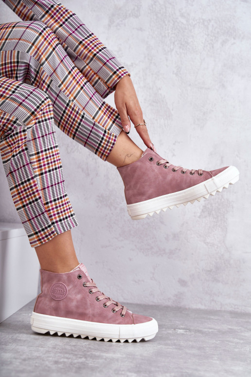 naiste saapad Big Star  voodriga Tumeroosad värvi EE274113