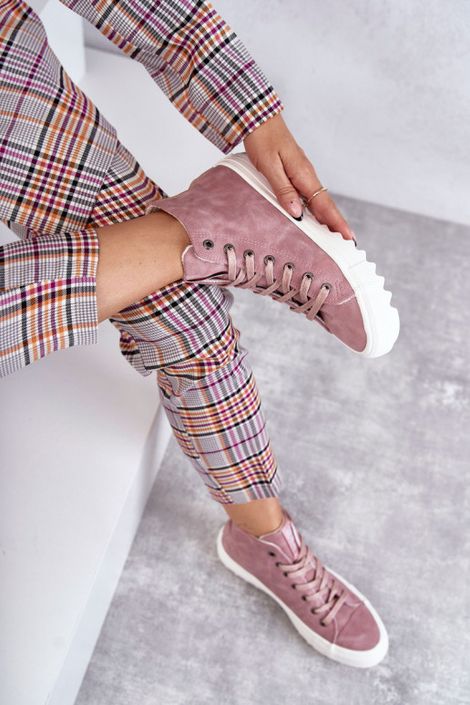 naiste saapad Big Star  voodriga Tumeroosad värvi EE274113