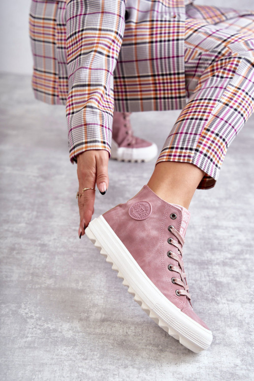 naiste saapad Big Star  voodriga Tumeroosad värvi EE274113