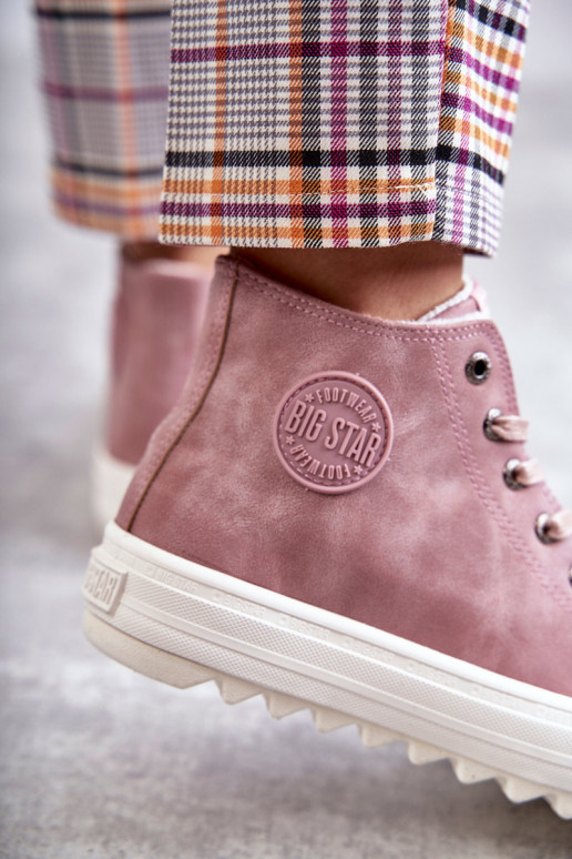 naiste saapad Big Star  voodriga Tumeroosad värvi EE274113