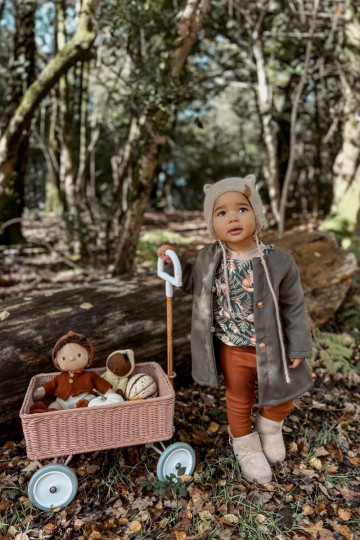 Laste voodriga nööpidega lumesaapad lipsukesega beeži värvi Meriva 2