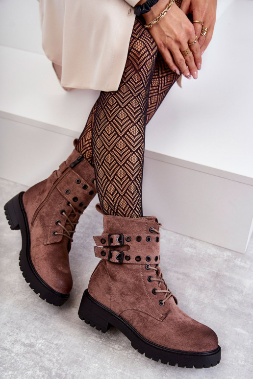 seemisnakhsed voodriga Naiste poolsaapad pruunid värvi Silvor seemisnakhsed voodriga Naiste poolsaapad pruunid värvi Silvor