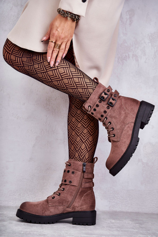 seemisnakhsed voodriga Naiste poolsaapad pruunid värvi Silvor seemisnakhsed voodriga Naiste poolsaapad pruunid värvi Silvor