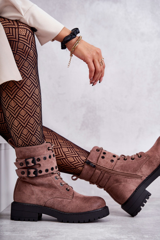 seemisnakhsed voodriga Naiste poolsaapad pruunid värvi Silvor seemisnakhsed voodriga Naiste poolsaapad pruunid värvi Silvor