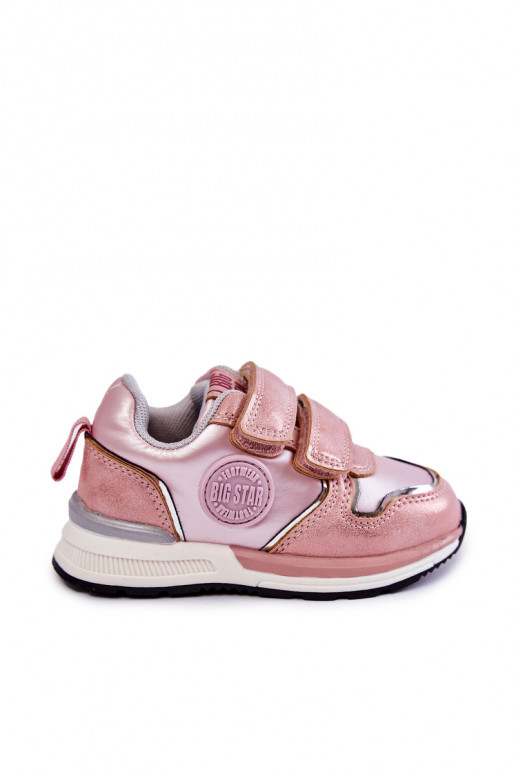 Laste spordijalatsid su limpančiais užsegimais Memory Foam System Big Star KK374180 Tumeroosad värvi