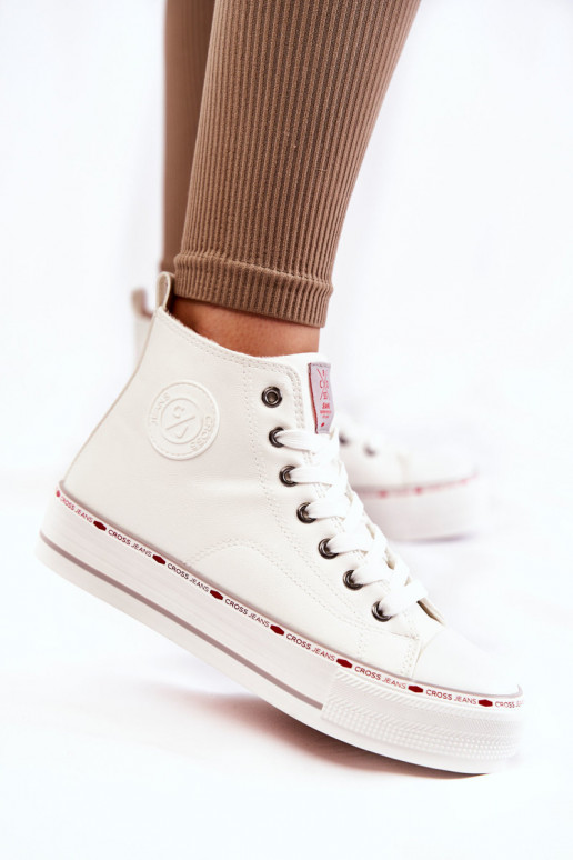 vabaajajalatsi Cross Jeans KK2R4044C valget värvi vabaajajalatsi Cross Jeans KK2R4044C valget värvi