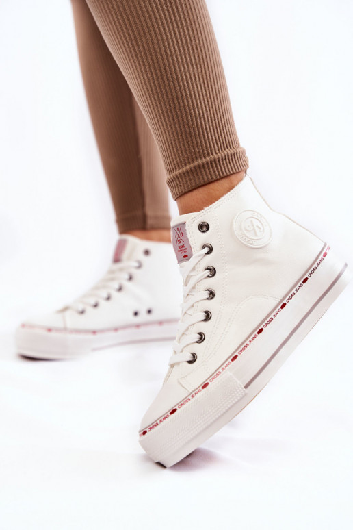 vabaajajalatsi Cross Jeans KK2R4044C valget värvi