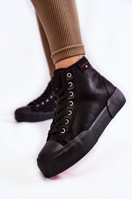 vabaajajalatsi Cross Jeans KK2R4055C mustad vabaajajalatsi Cross Jeans KK2R4055C mustad