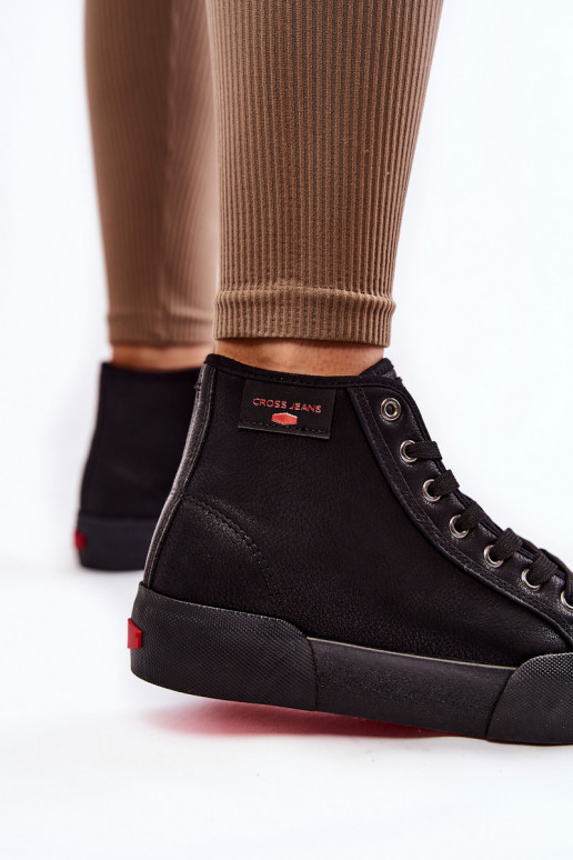 vabaajajalatsi Cross Jeans KK2R4055C mustad vabaajajalatsi Cross Jeans KK2R4055C mustad