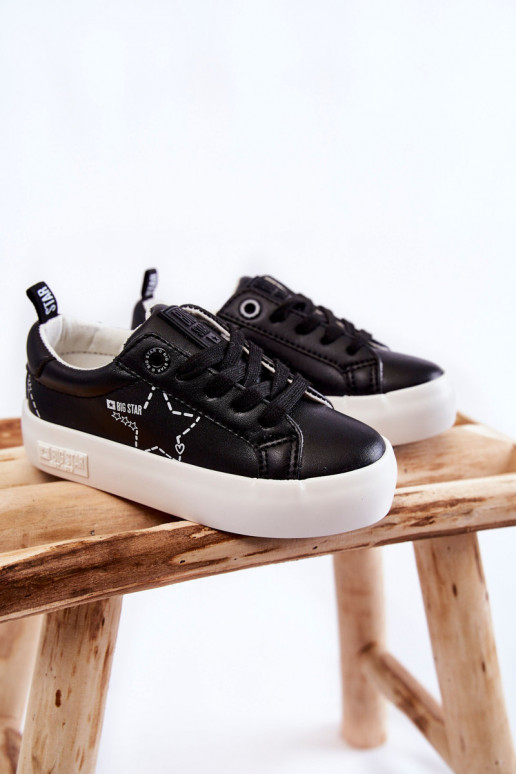 Laste spordijalatsid nööritavad Big Star KK374223 mustad Laste spordijalatsid nööritavad Big Star KK374223 mustad