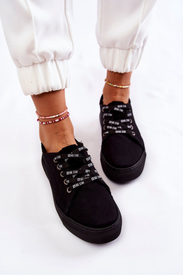 Naistesaapad Memory Foam System Big Star KK276001 mustad 2