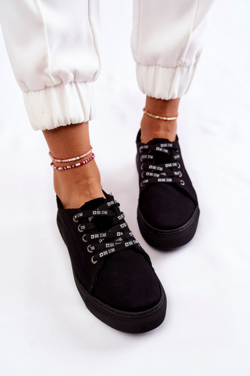 Naistesaapad Memory Foam System Big Star KK276001 mustad Naistesaapad Memory Foam System Big Star KK276001 mustad