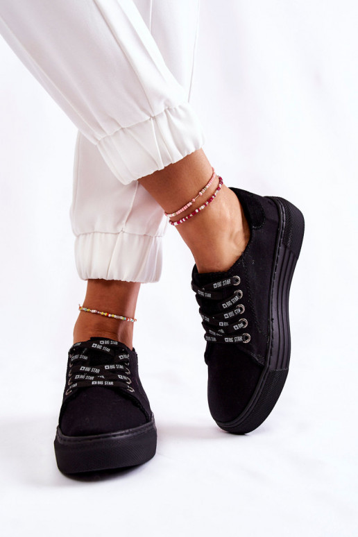 Naistesaapad Memory Foam System Big Star KK276001 mustad Naistesaapad Memory Foam System Big Star KK276001 mustad