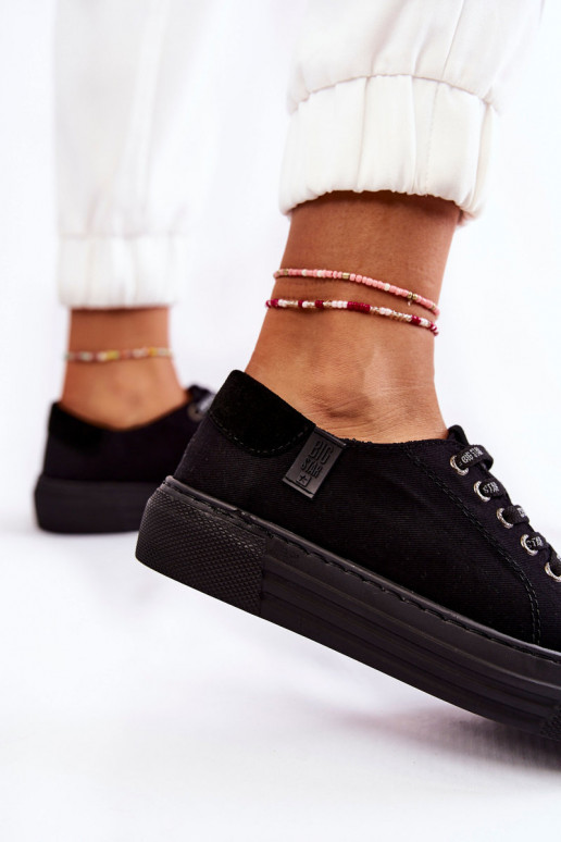 Naistesaapad Memory Foam System Big Star KK276001 mustad Naistesaapad Memory Foam System Big Star KK276001 mustad