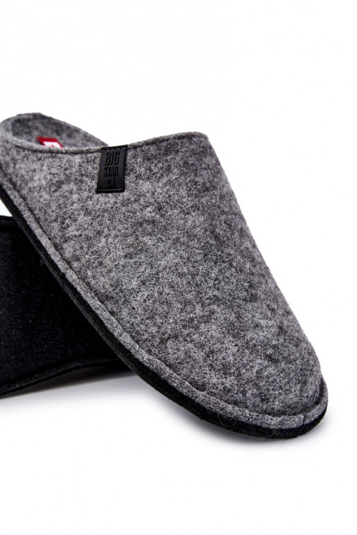 Klassikalised meeste sussid Big Star KK176001 Halli värvi Klassikalised meeste sussid Big Star KK176001 Halli värvi