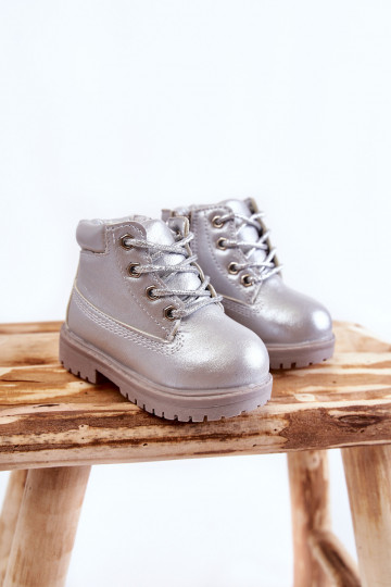 Laste jalanõud tõmblukuga Hõbedat värvi Dexter 2