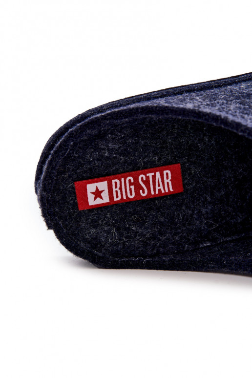 Klassikalised meeste sussid Big Star KK176002 tumesinist värvi