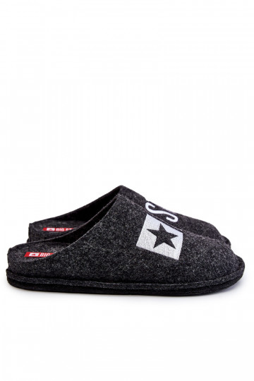 Klassikalised meeste sussid Big Star KK176003 mustad 2