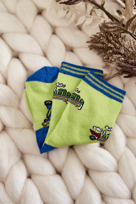 Laste sokid mustritega 5 tk. Mitmevärvilised