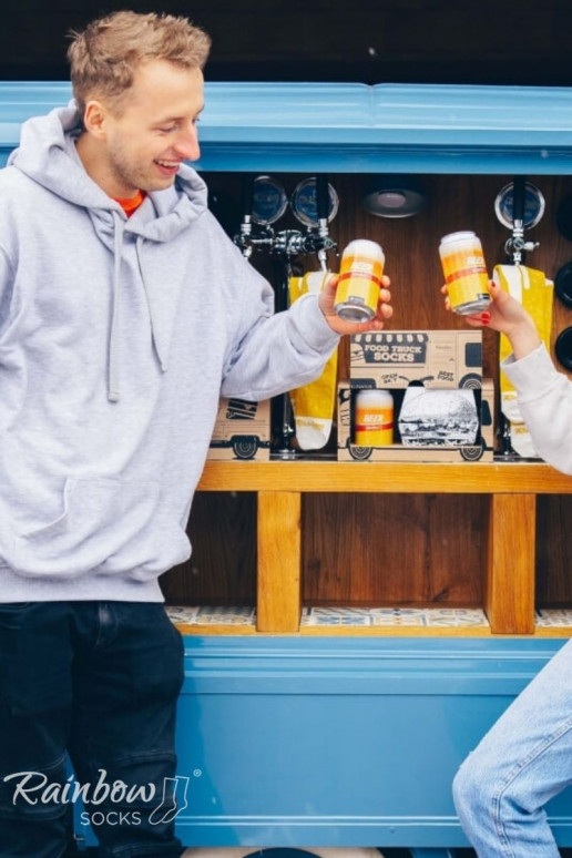 Sokid komplekt Food Truck Socks Box  3 paar Sokid komplekt Food Truck Socks Box  3 paar