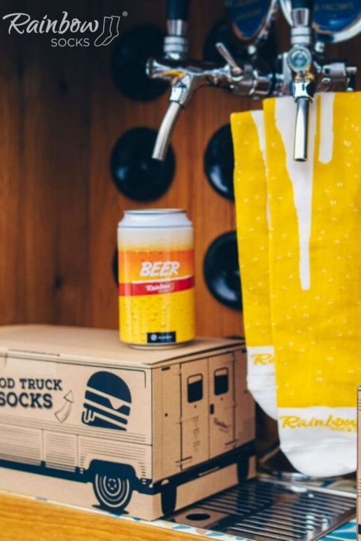 Sokid komplekt Food Truck Socks Box  3 paar Sokid komplekt Food Truck Socks Box  3 paar